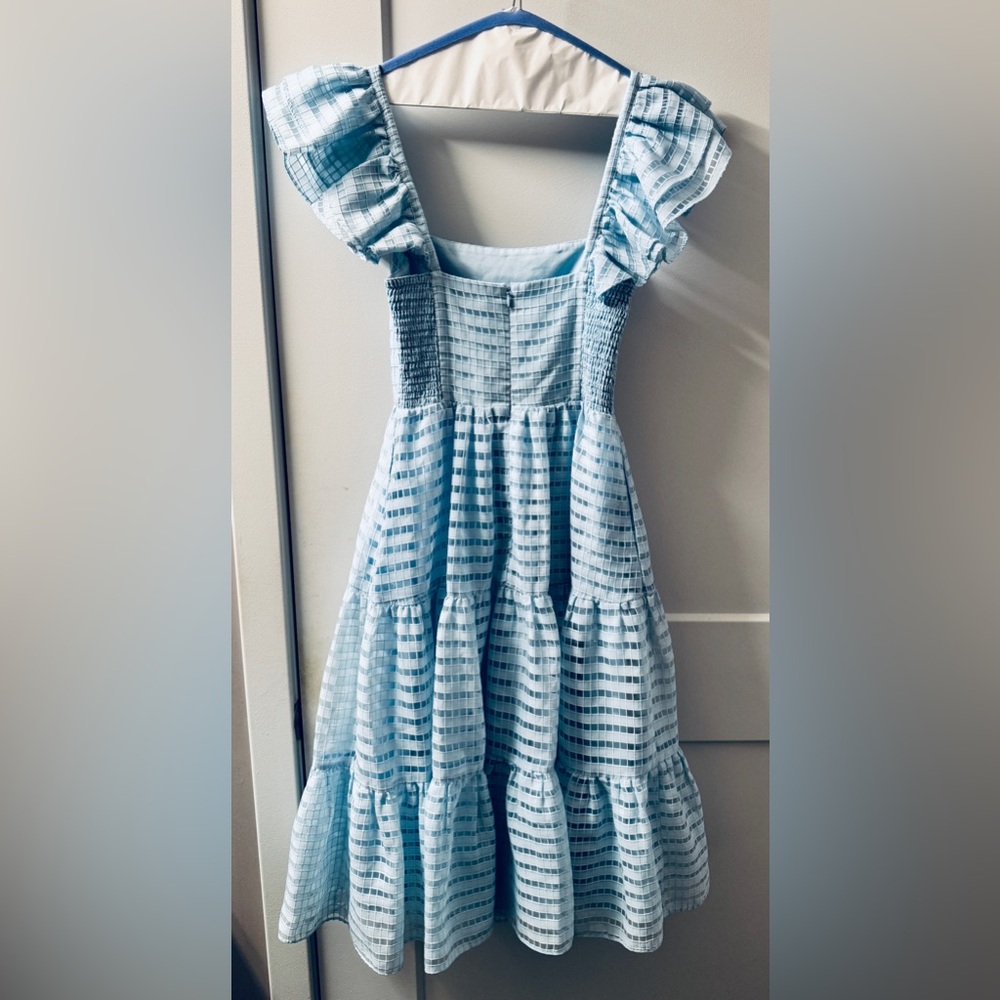 Amanda Uprichard Sky Blue Cedella Dress - Picture 3 of 7